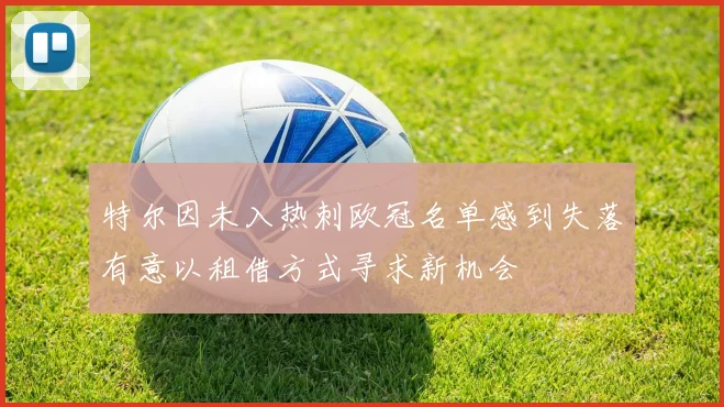特尔因未入热刺欧冠名单感到失落有意以租借方式寻求新机会